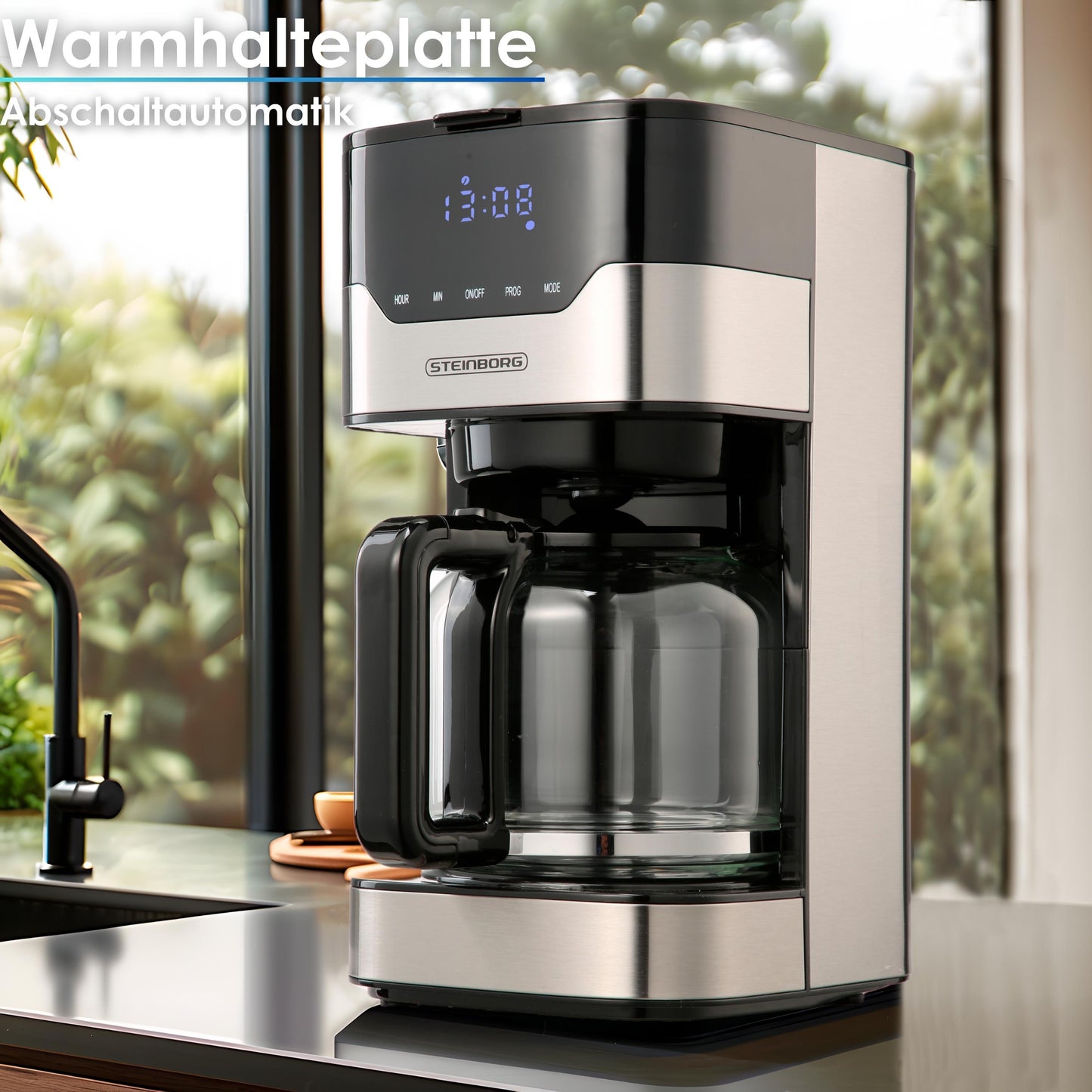 Steinborg Coffee Machine with LED Display