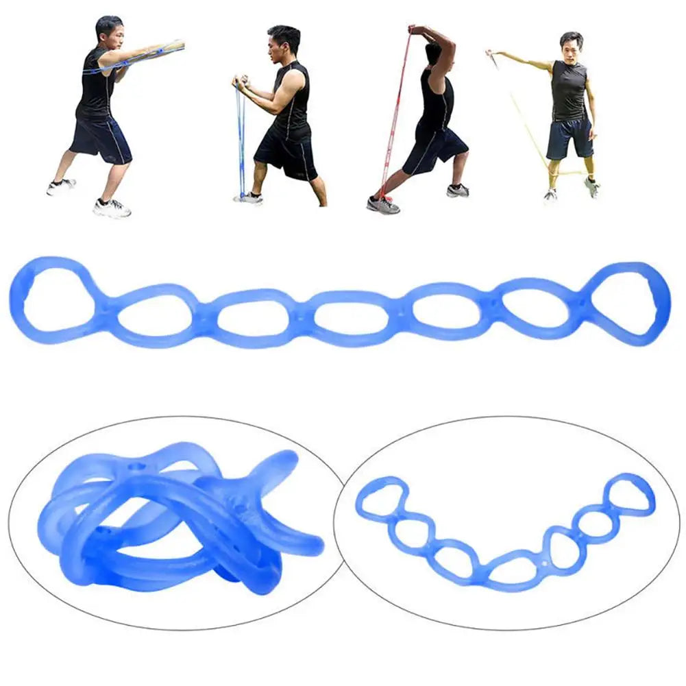 7 Holes Pilates Yoga Fitness Resistance Band