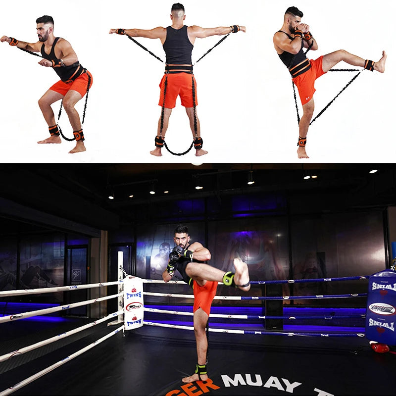 6/12pcs Resistance Band Boxing