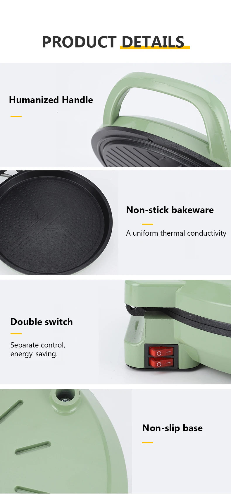 30cm Diameter heating Skillet Crepe make coating Pizza
