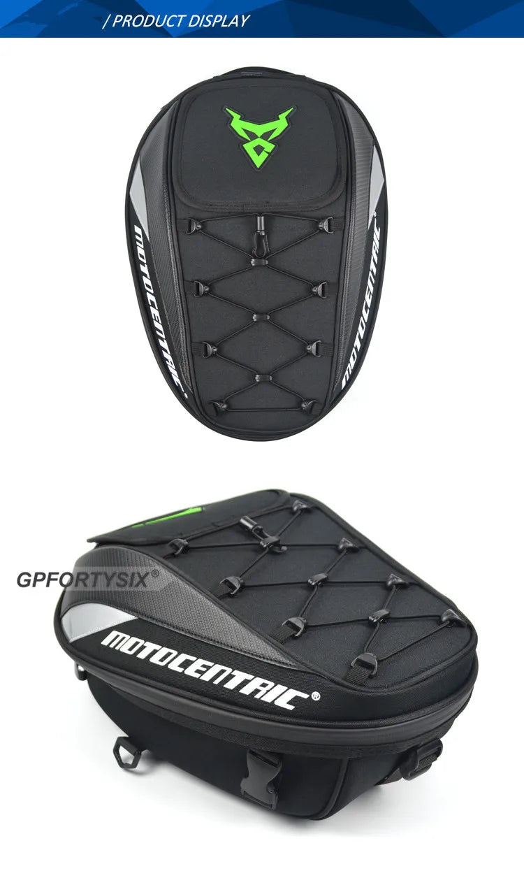 Motocentric Waterproof Motorcycle Tail Bag Multifunction