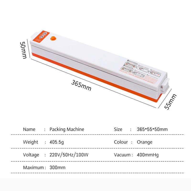 Electric Vacuum Sealer Machine For Food Storage