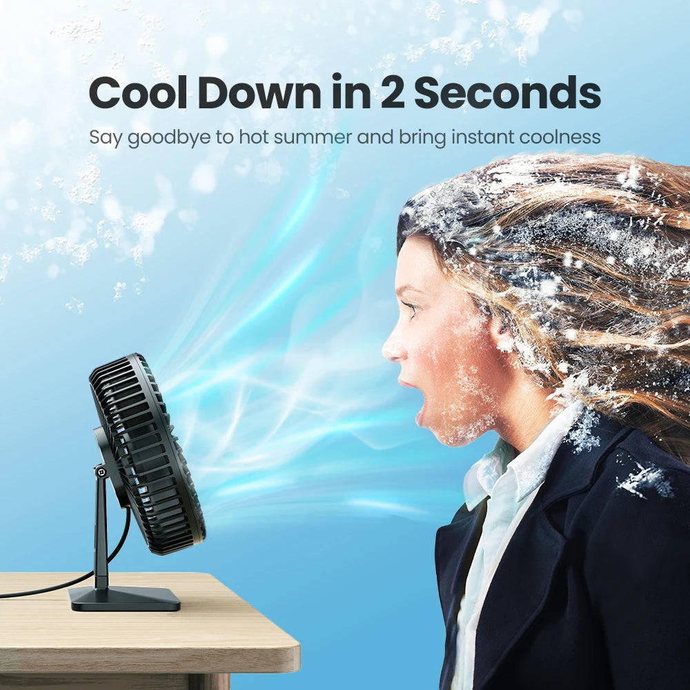 GAIATOP Desk Fan Portable