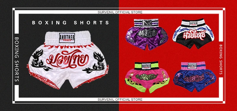 Muay Thai Shorts Men Women Child Boxing Shorts