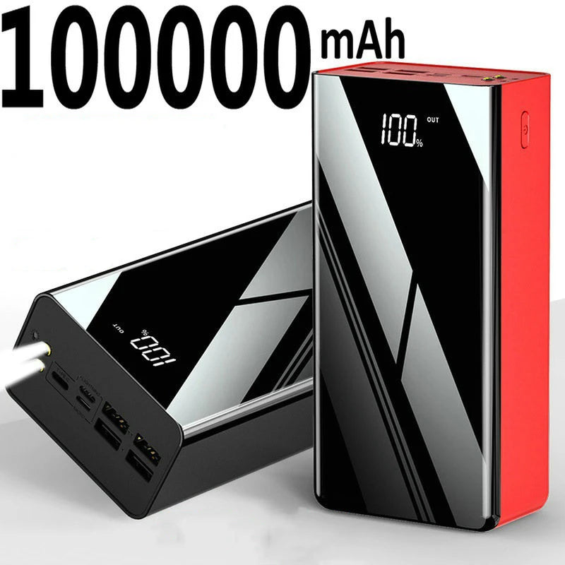 Large Capacity 100000mAh Portable Power Bank