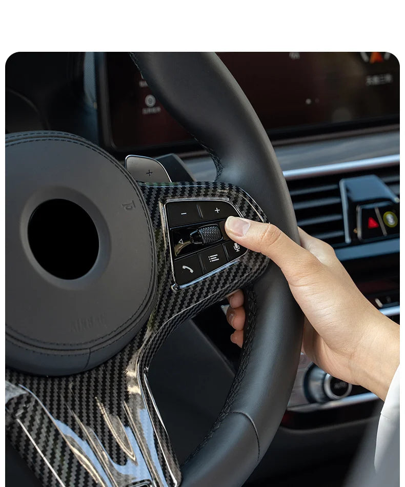 Car Styling Steering Wheel Trim Cover Sticker Decoration Accessory For BMW - Krass Market