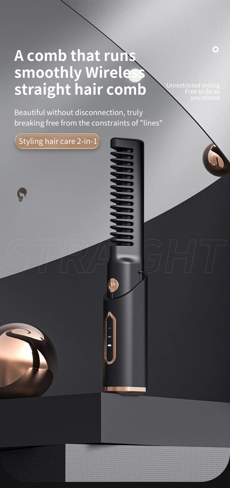 Electric Hair Brushes Hair Straightener