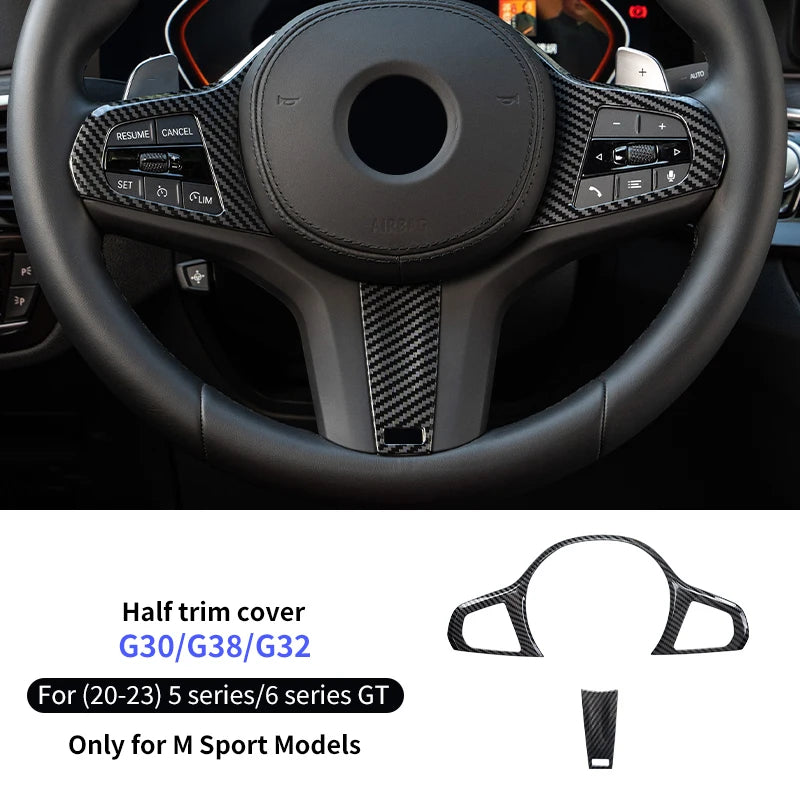 Car Styling Steering Wheel Trim Cover Sticker Decoration Accessory For BMW - Krass Market