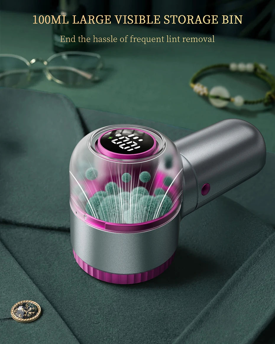 coldSky Lint Remover Sweater Shaver with Digital Display