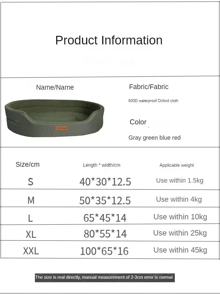 Double Sided Dog Bed Big Size