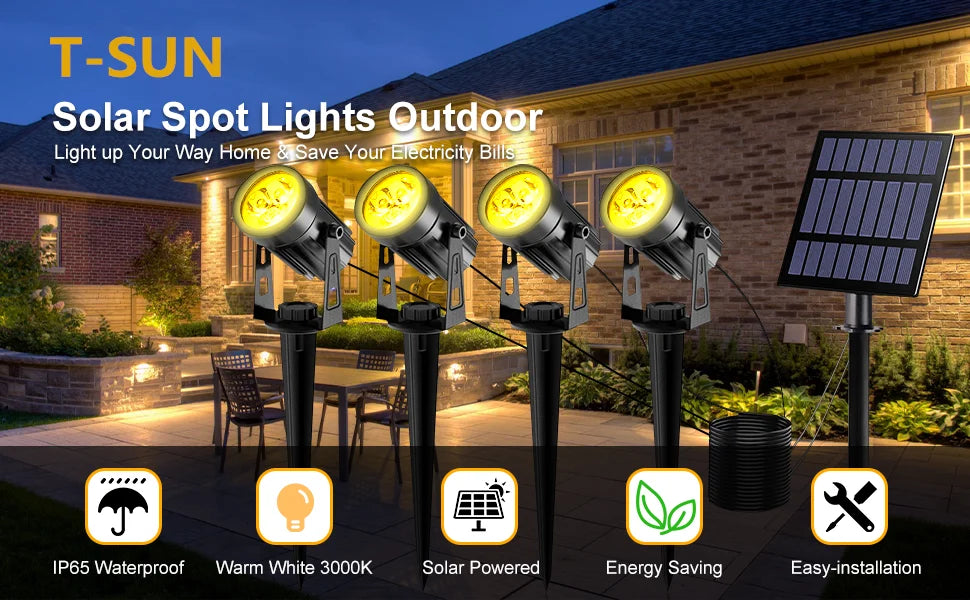 Solar Powered Spotlight LED