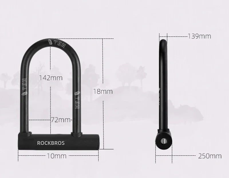 ROCKBROS Chinese Style Bicycle Locks