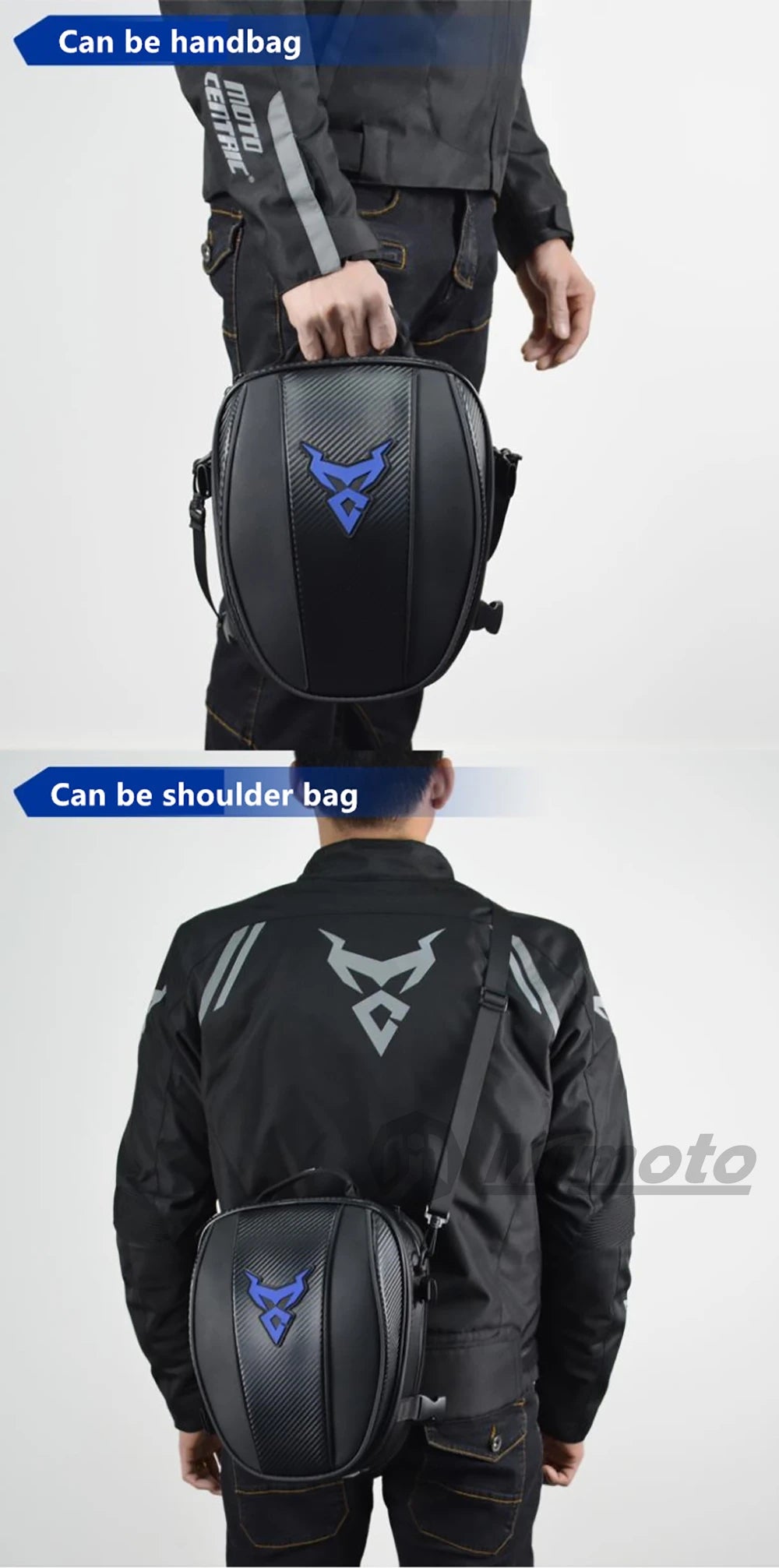 Motocentric Waterproof Motorcycle Tail Bag Multifunction