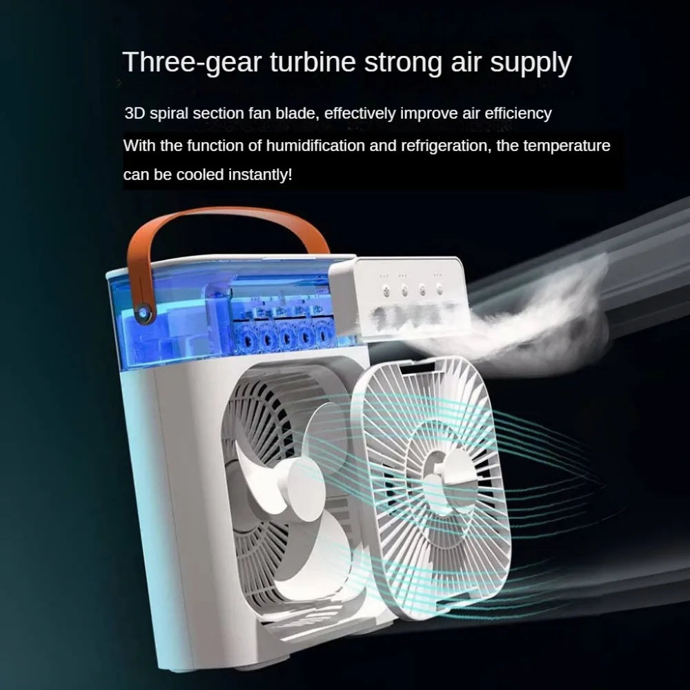 New Five-hole Spray Fan USB Desktop Humidifier Portable