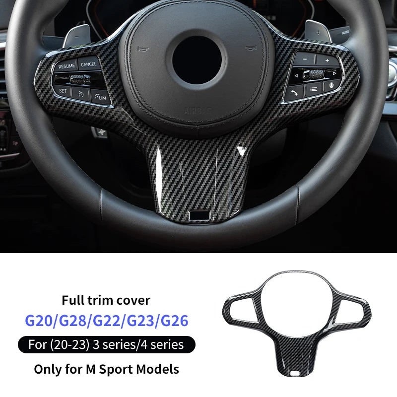 Car Styling Steering Wheel Trim Cover Sticker Decoration Accessory For BMW - Krass Market