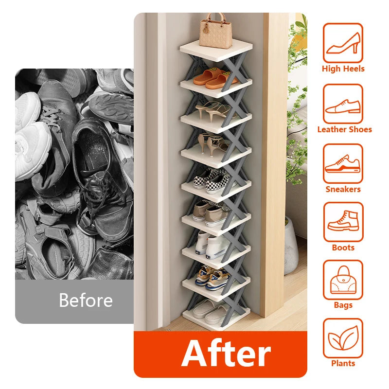 Shoe Rack Storage Organizer Detachable