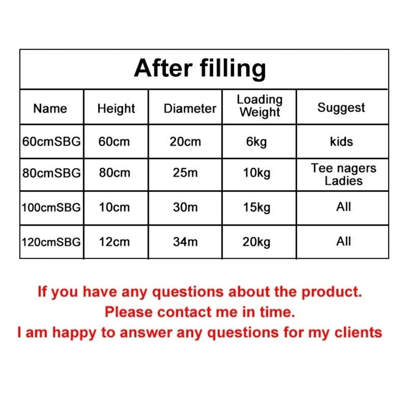 Professional Boxing Punching Bag