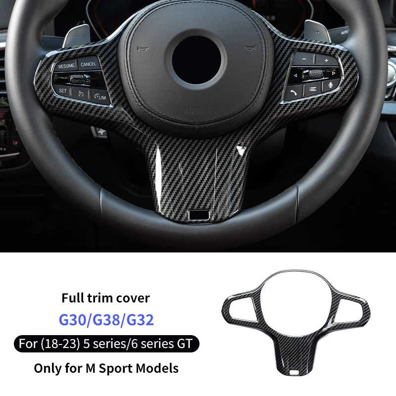 Car Styling Steering Wheel Trim Cover Sticker Decoration Accessory For BMW - Krass Market