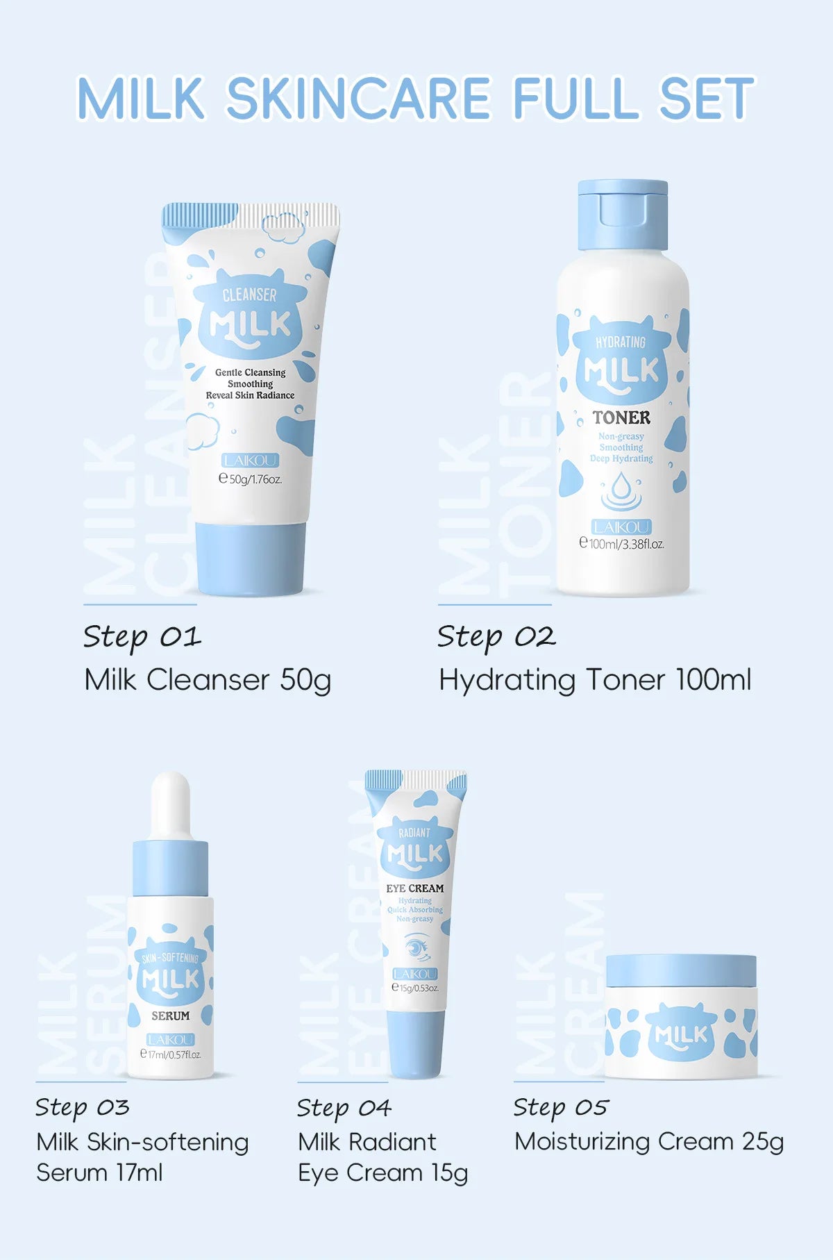 Milk Facial Serum for Face Skincare
