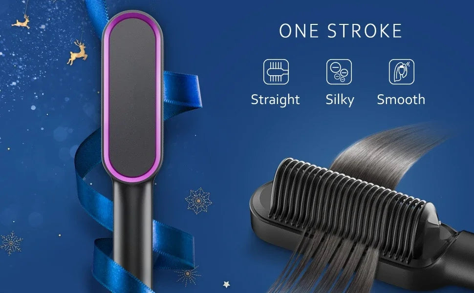 Thermostatic hair straightener
