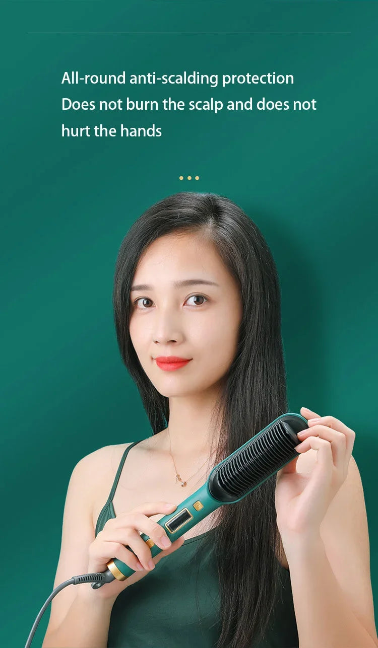 Thermostatic hair straightener