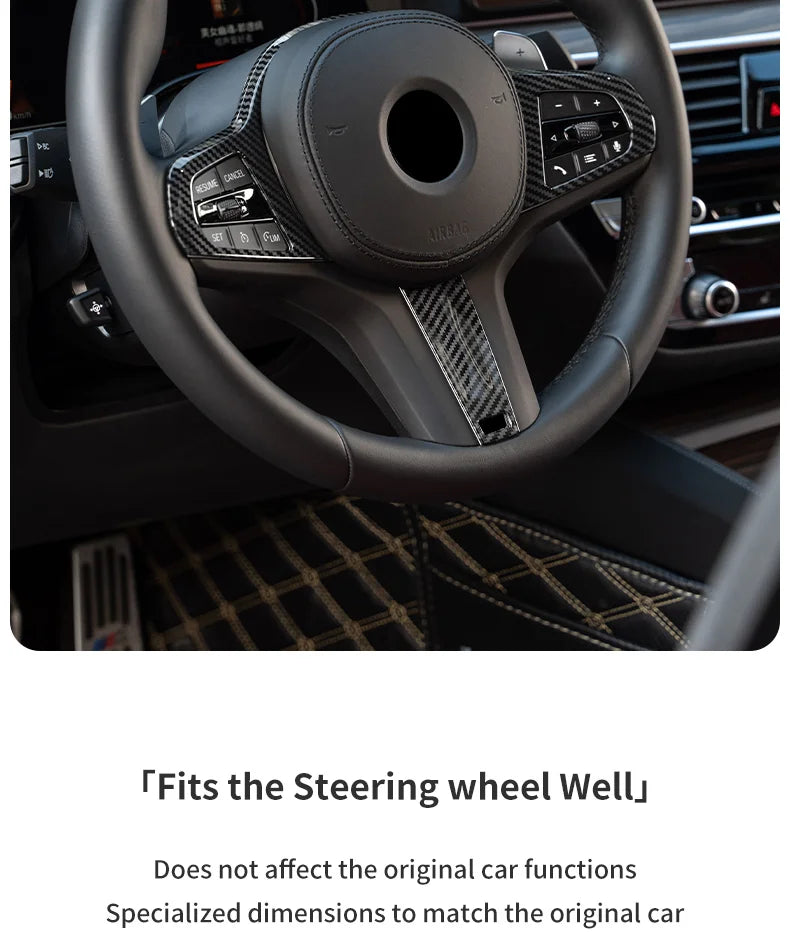 Car Styling Steering Wheel Trim Cover Sticker Decoration Accessory For BMW - Krass Market