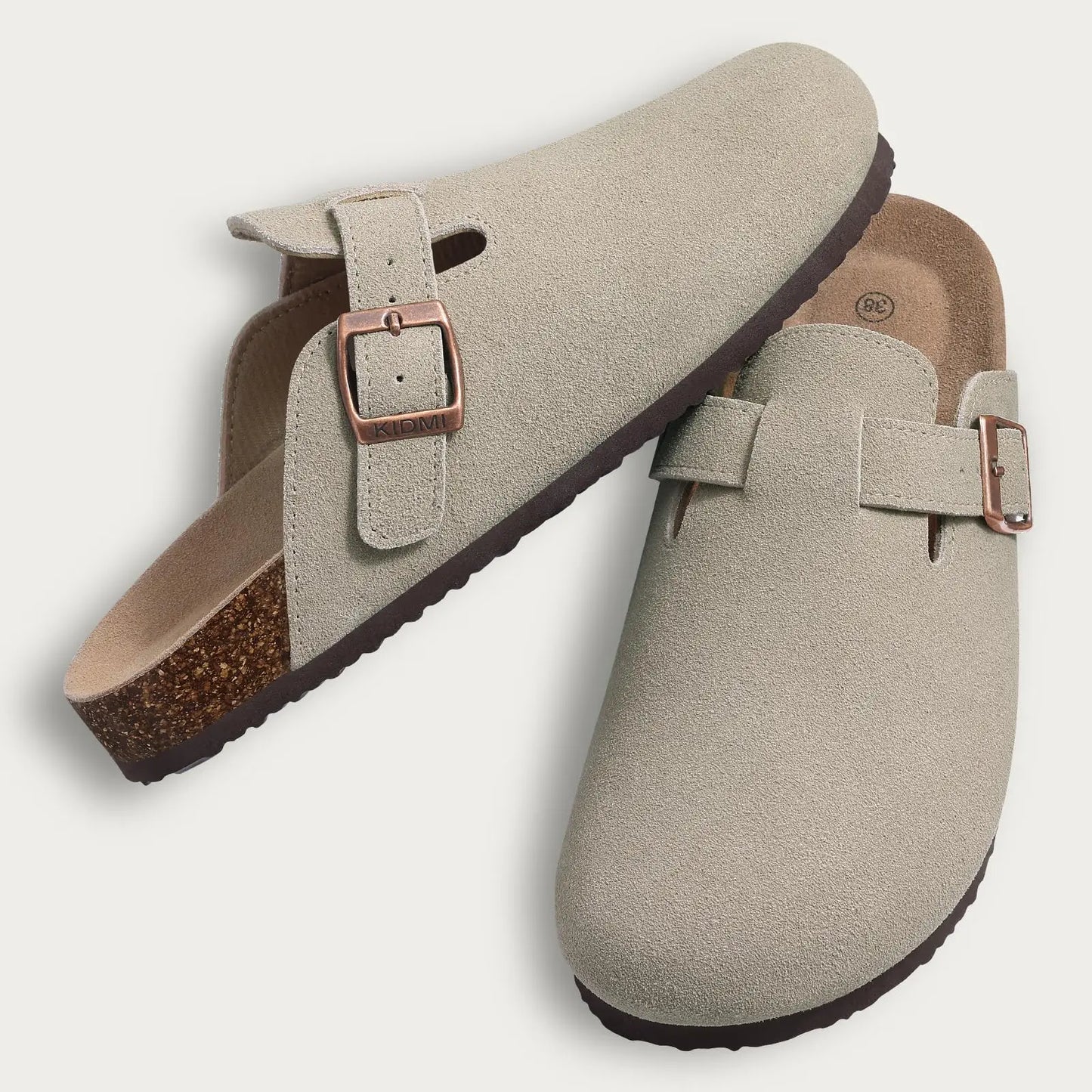 Comwarm Cork Men Clogs Slippers