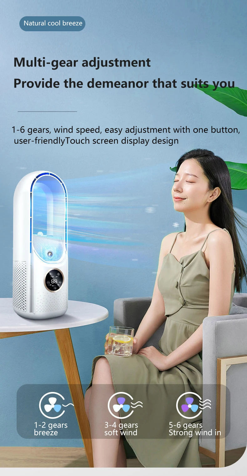 Bladeless Fan Portable Air