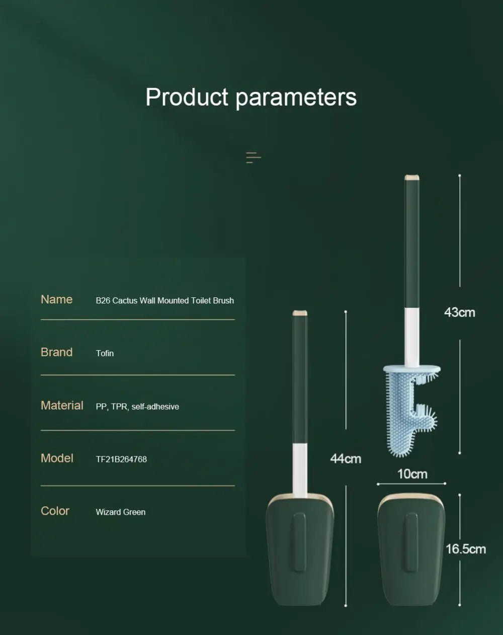 Cactus Toilet Brush Household
