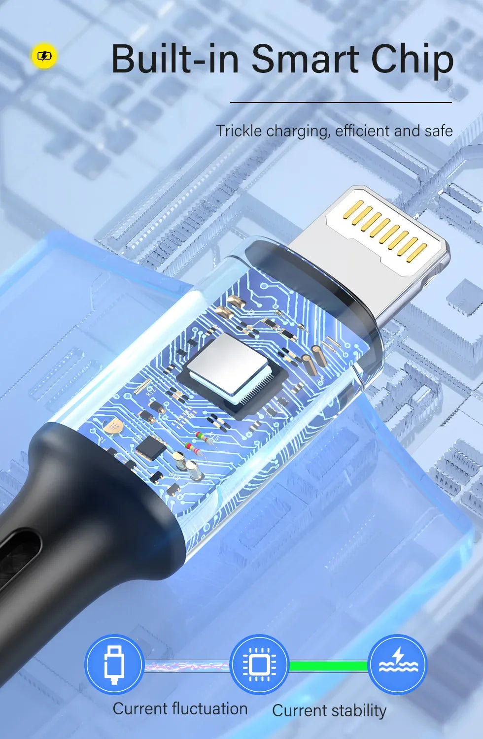 3A USB Cable For iPhone