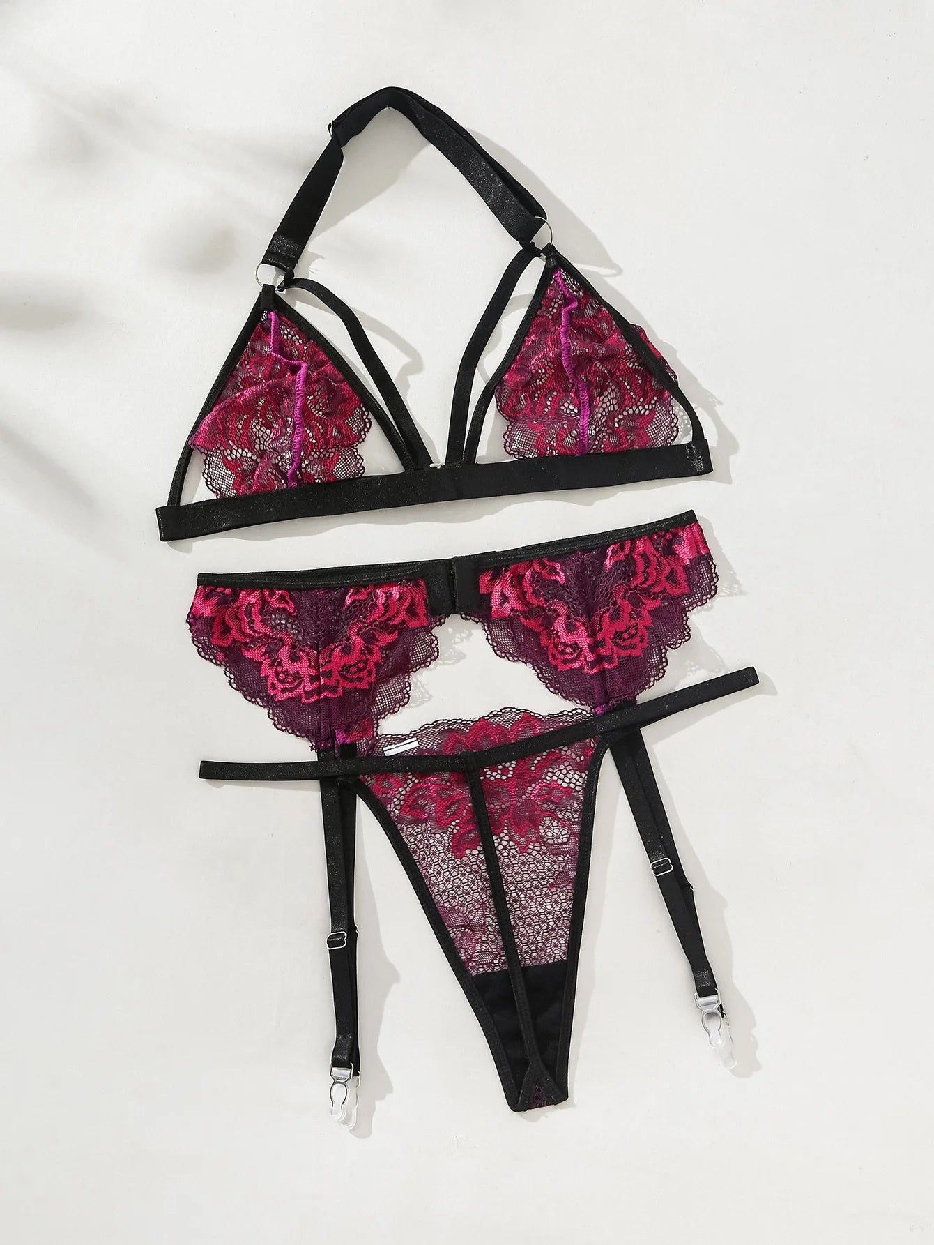 Lace Flower Front Buckle