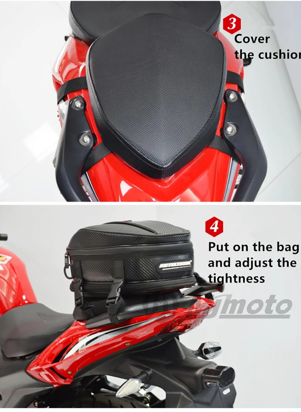 Motocentric Waterproof Motorcycle Tail Bag Multifunction