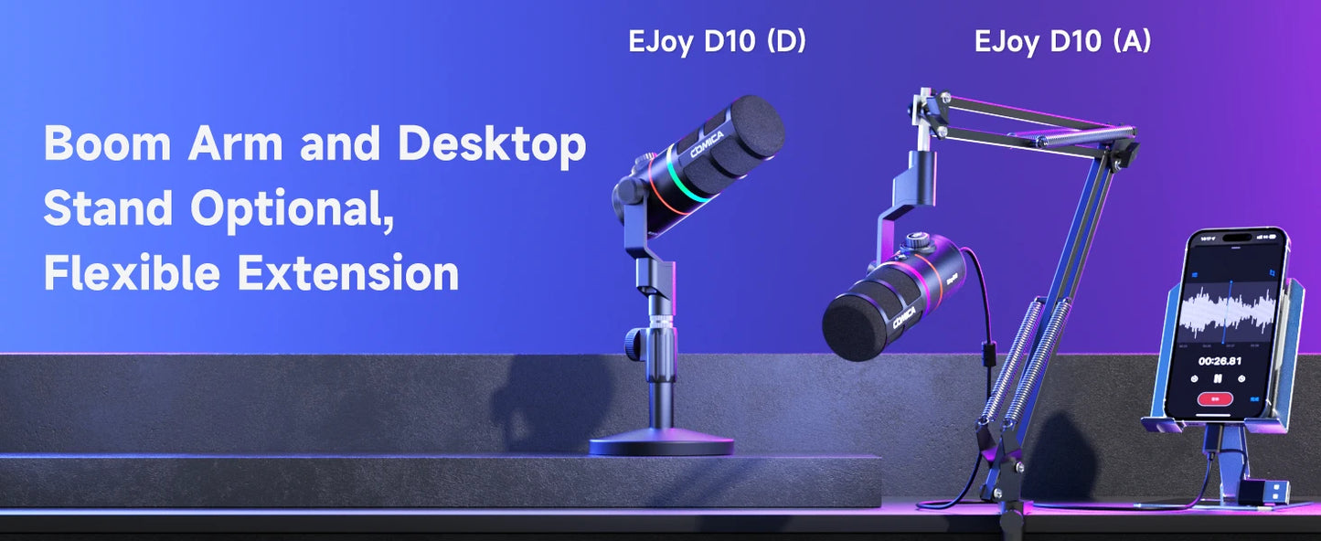 RGB Dynamic Wired Microphone Gaming