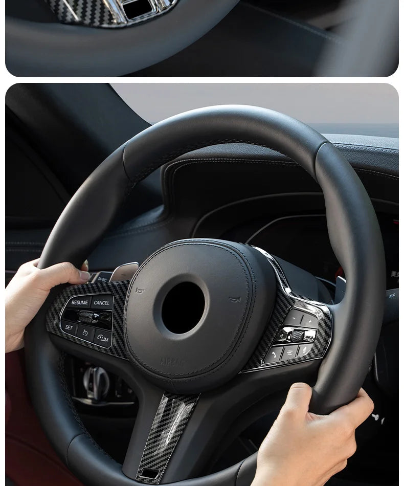 Car Styling Steering Wheel Trim Cover Sticker Decoration Accessory For BMW - Krass Market