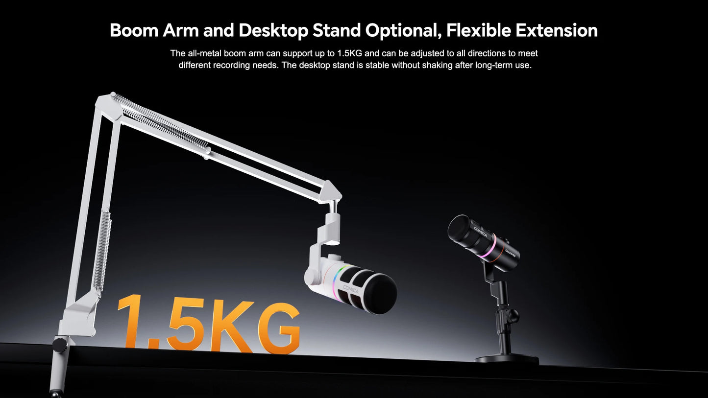 RGB Dynamic Wired Microphone Gaming