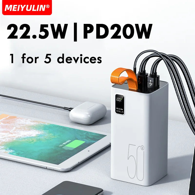 Large Capacity 20000mAh / 50000mAh Power Bank