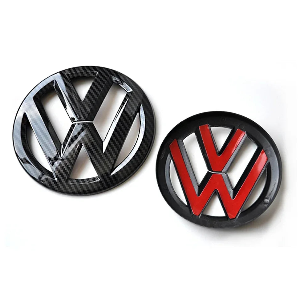 Car Glossy Black Front Grill Badges