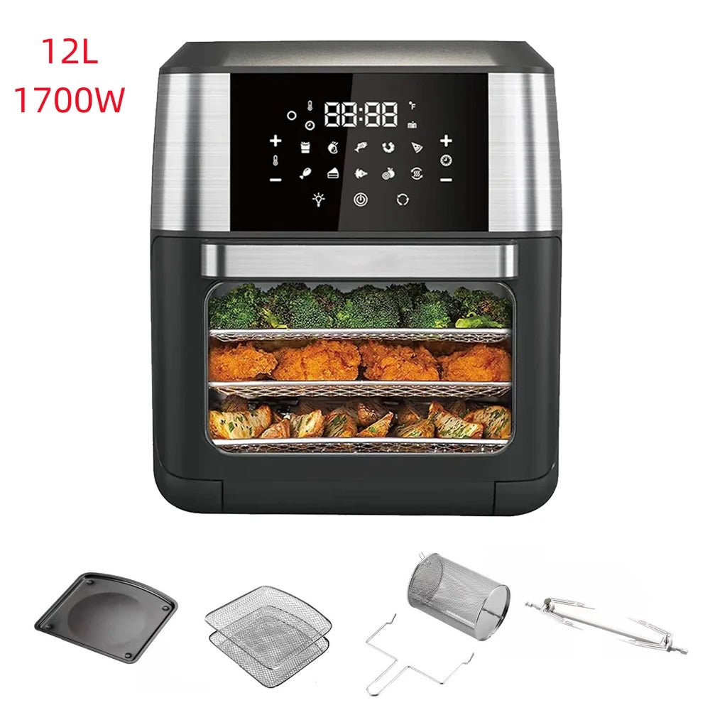 4/5/6/7/10/12L Electric Air Fryers
