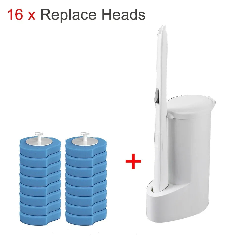 Disposable Toilet Brush Set