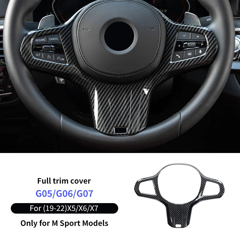 Car Styling Steering Wheel Trim Cover Sticker Decoration Accessory For BMW - Krass Market