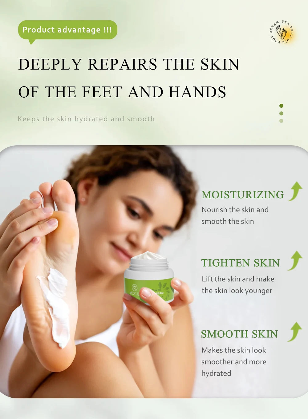 Urea Coconut Oil Foot Cream