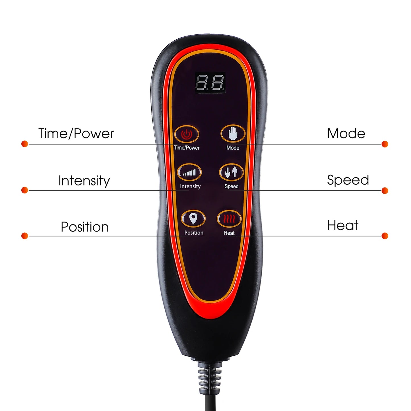 Electric Back Massager Infrared Full-Body Massage