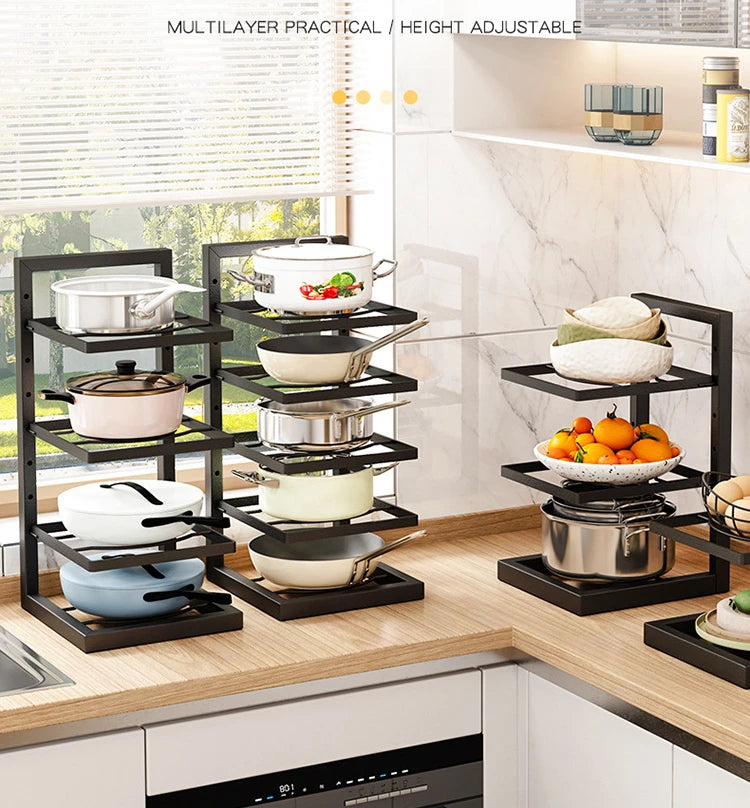 Adjustable Pot Rack Organizer