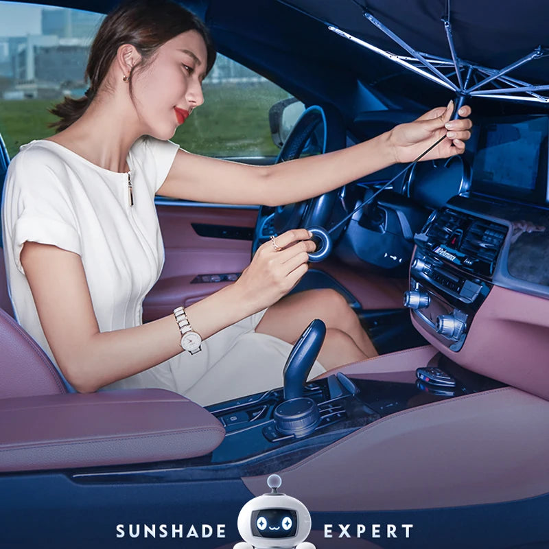 Car Sunshade Windshield Umbrella Front Sun