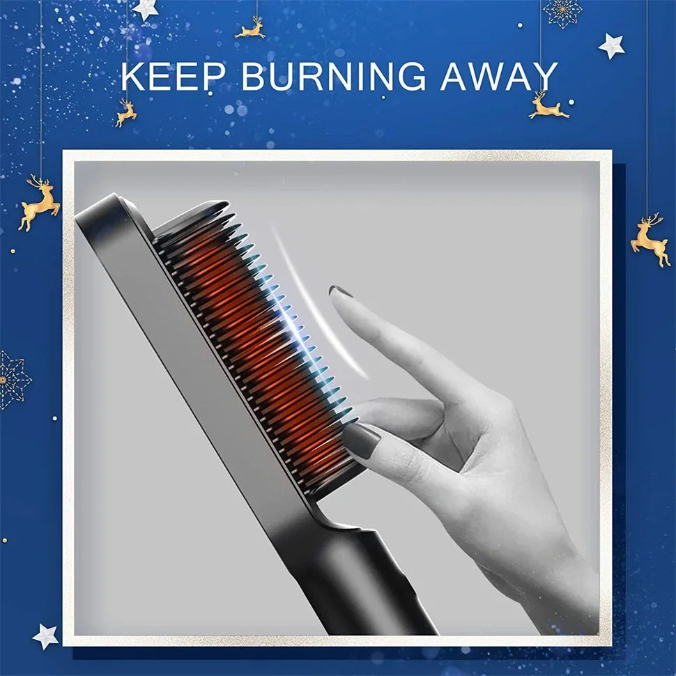 Thermostatic hair straightener