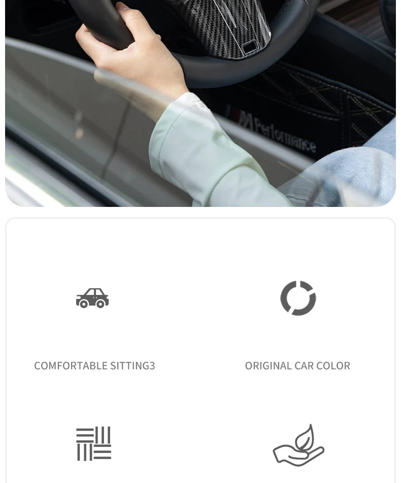 Car Styling Steering Wheel Trim Cover Sticker Decoration Accessory For BMW - Krass Market