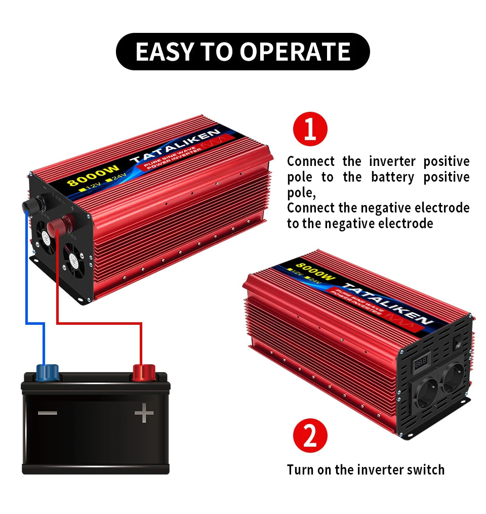 Inverters 12V to 220V