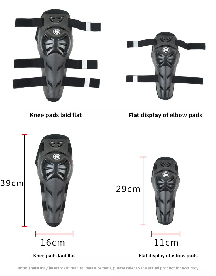 Star Field Knight New Motorcycle Elbow and Knee Protection Set