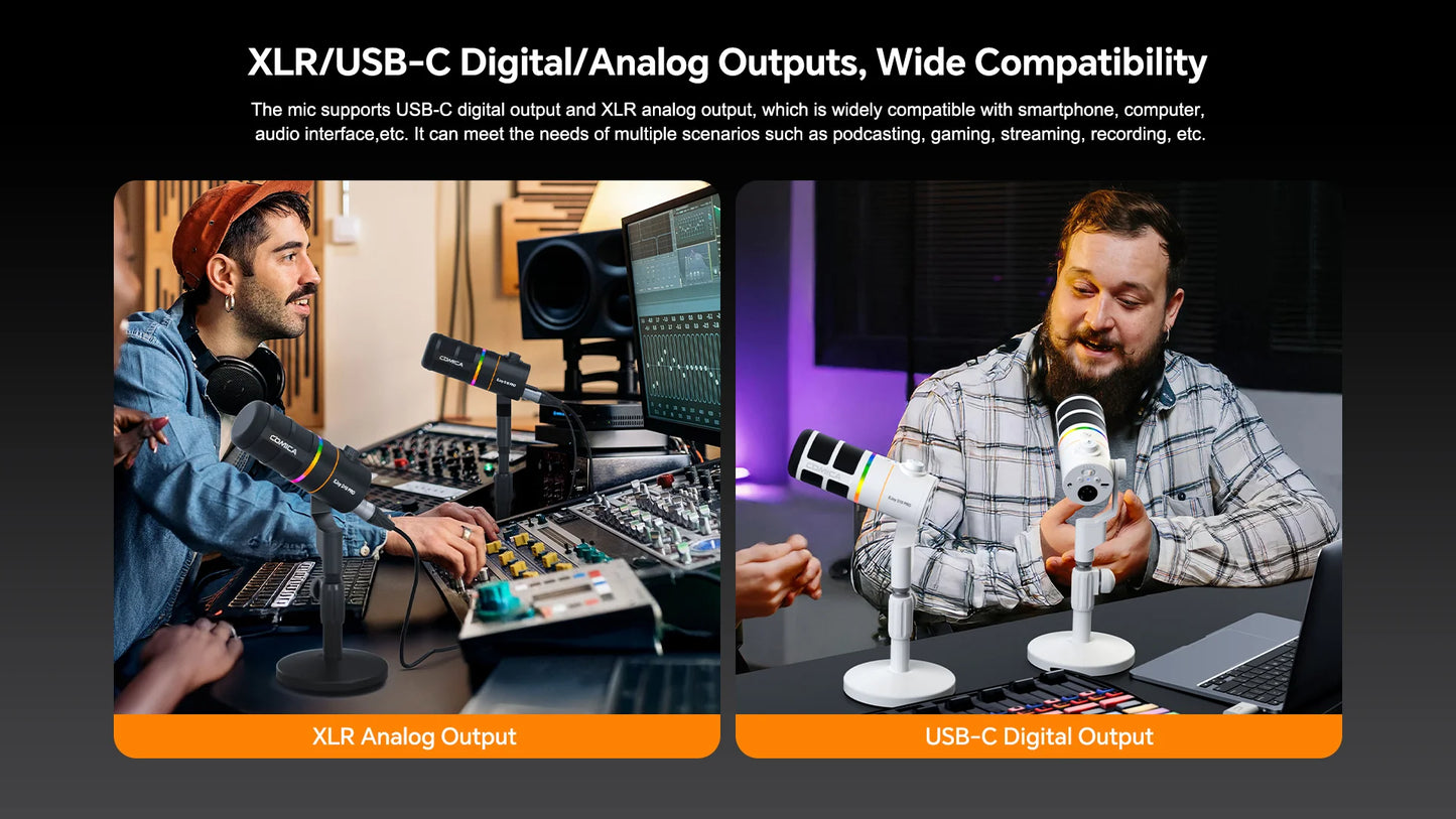 RGB Dynamic Wired Microphone Gaming