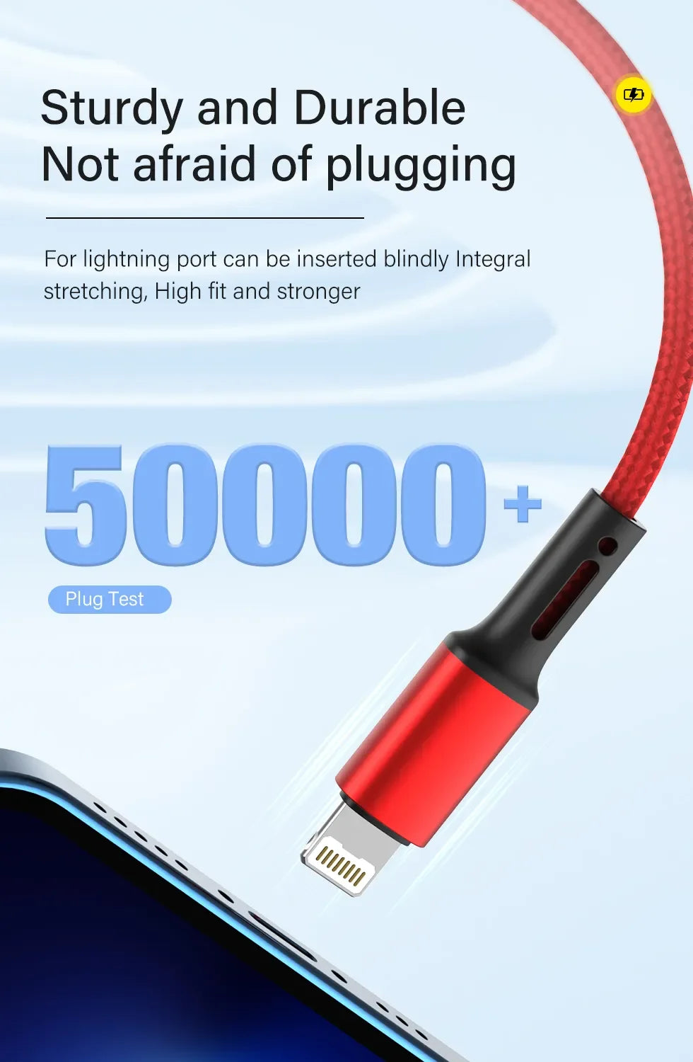 3A USB Cable For iPhone